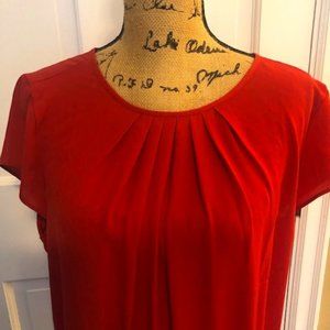 Lovely Red Blouse from Ann Taylor